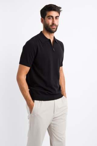 Polo Collo Zip