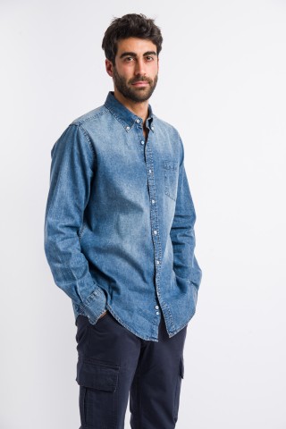 Camicia Jeans Button Down