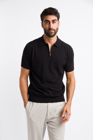 Polo Collo Zip