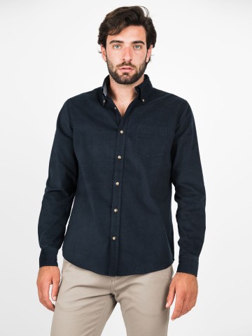 Camicia Velluto Button Down