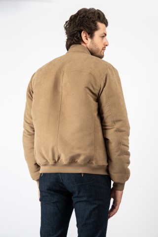 Bomber Eco-Suede