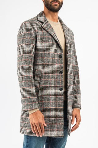 Cappotto Lungo Quadri