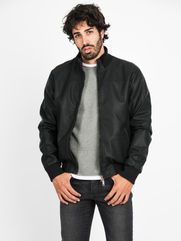 Bomber Eco-Leather