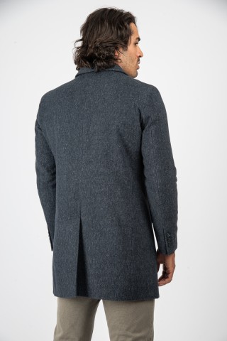 Cappotto Lungo Tramato