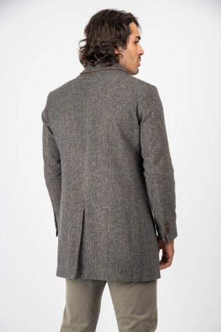 Cappotto Lungo Tramato