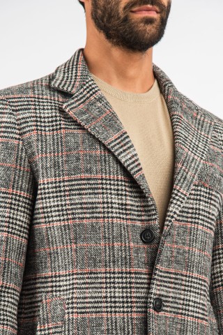 Cappotto Lungo Quadri