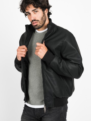 Bomber Eco-Leather