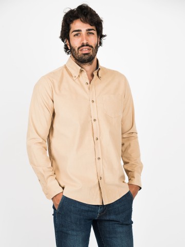 Camicia Velluto Button Down